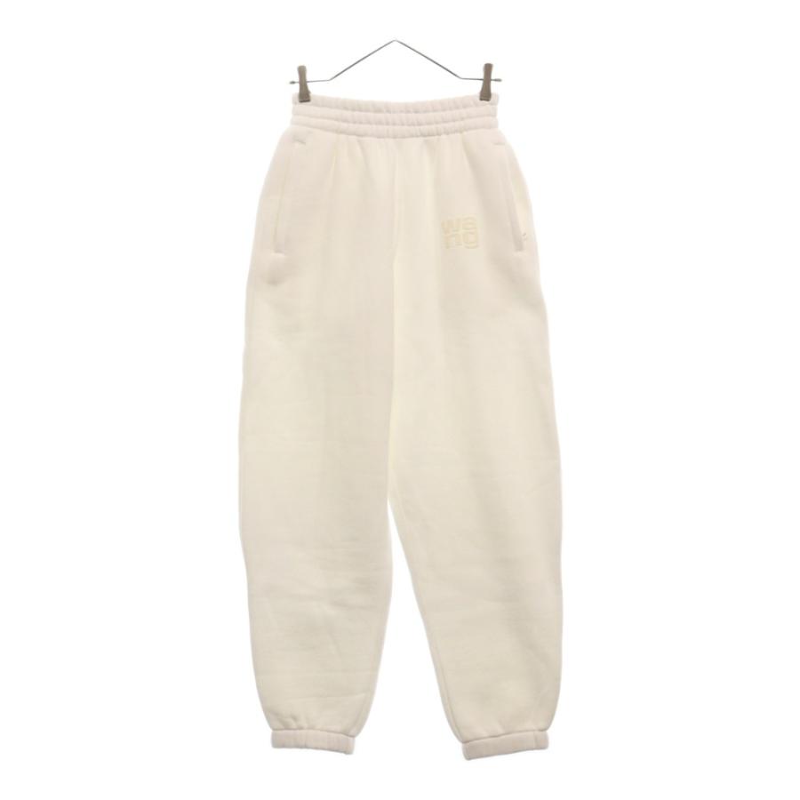ALEXANDER WANG アレキサンダーワン ストラクチャードテリーロゴスウェットパンツ ホワイト 4CC3224348 alexanderwang（アレキサンダー・ワン） ストラクチャードテリーロゴ