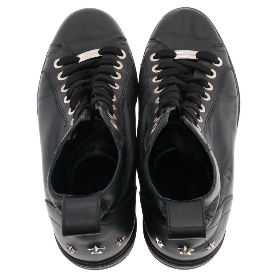 JIMMY CHOO ジミーチュウ COLT スタースタッズ レザーハイカット 