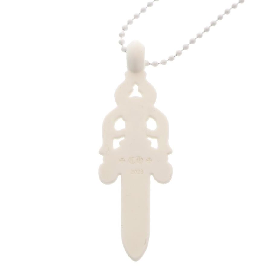CHROME HEARTS ダガー ネックレス ラバー 白 CHROME HEARTS（クロムハーツ） RUBBER LARGE DAGGER ラバーラージ