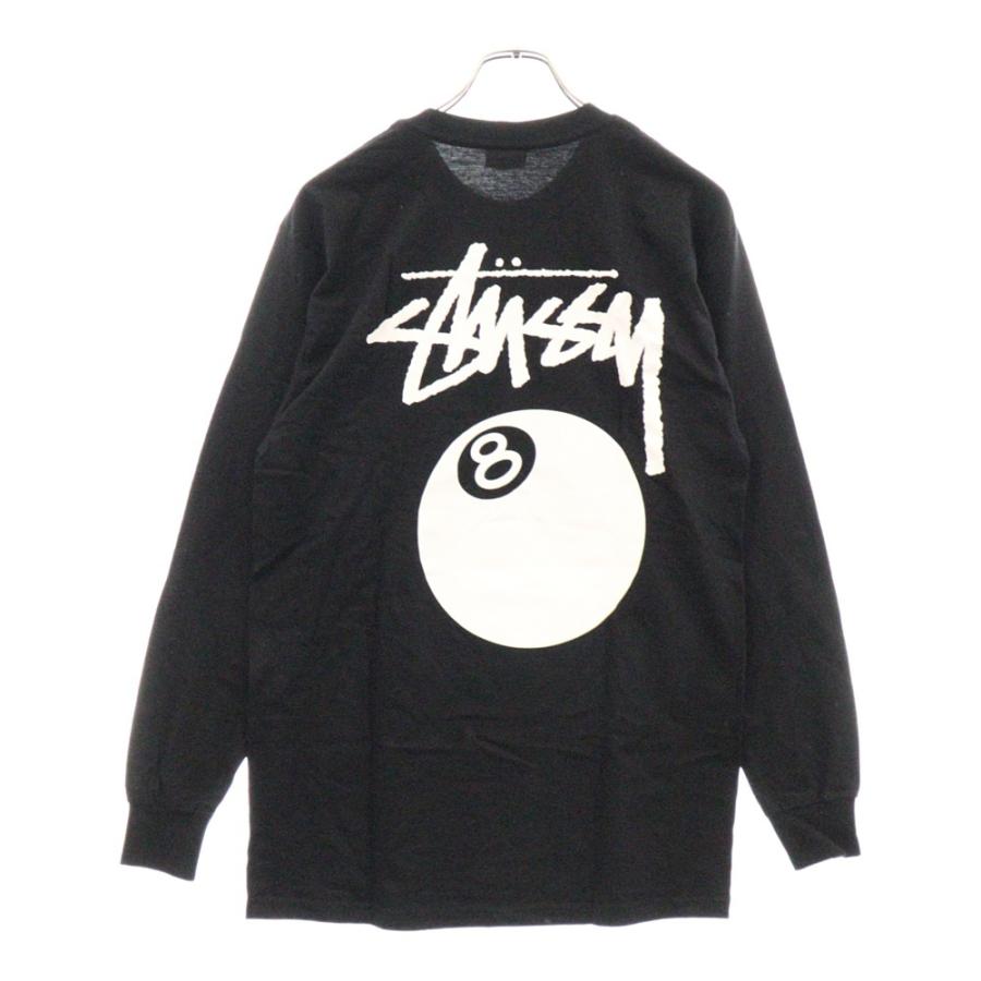STUSSY ステューシー 8 BALL バックプリント クルーネック長袖T STUSSY ステューシー 8 BALL バックプリント クルーネック長袖T
