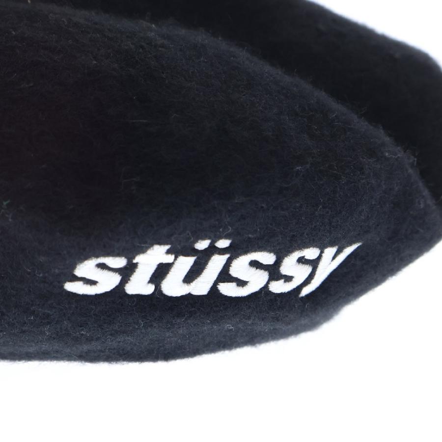 STUSSY（ステューシー） ELLIOTT BERET ロゴ刺繍ベレー帽 帽子