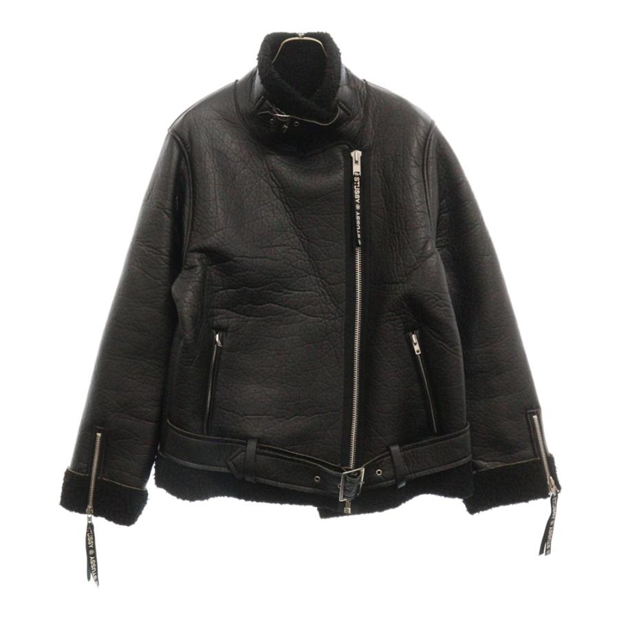 STUSSY ステューシー フェイクムートンレザーライダース STUSSY ステューシー フェイクムートンレザーライダース