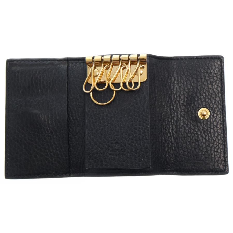GUCCI オフィディア GG キーケース ネイビー 60373296 グッチ ggロゴ