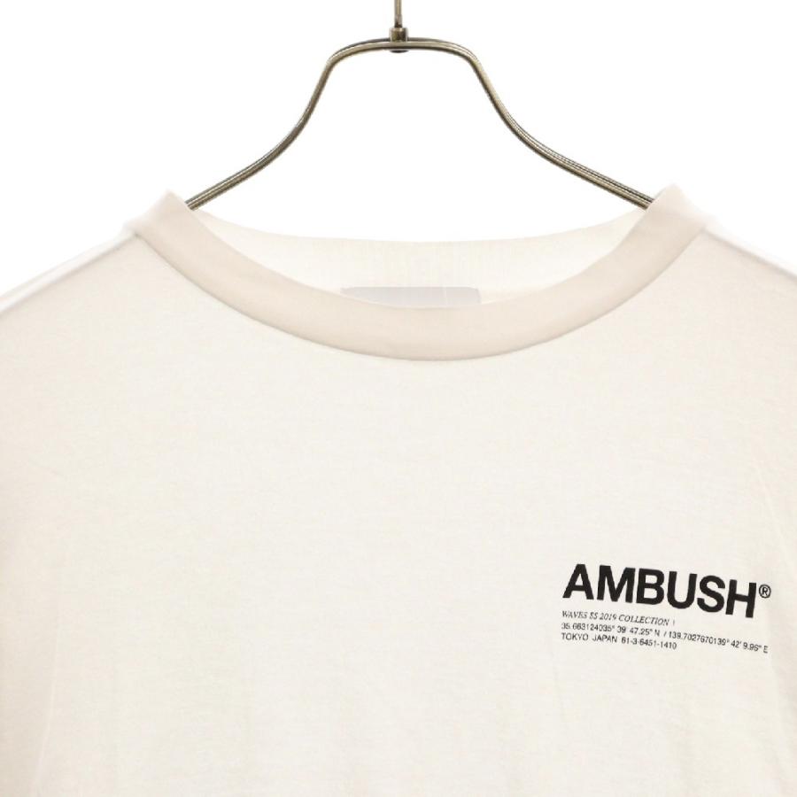 AMBUSH アンブッシュ 19SS ロゴプリント半袖Tシャツ 12111647 ホワイト  