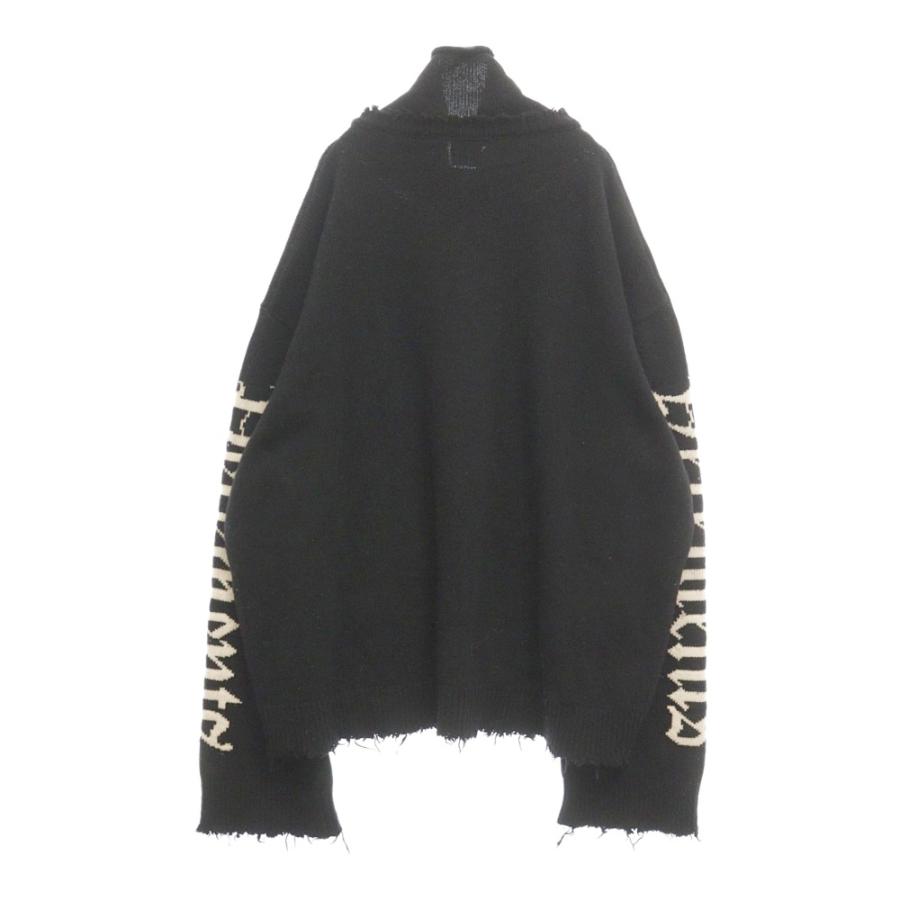 VETEMENTS ヴェトモン 21AW GOTHIC LOGO TURTLENECK SWEATER VETEMENTS ヴェトモン 21AW GOTHIC LOGO TURTLENECK SWEATER
