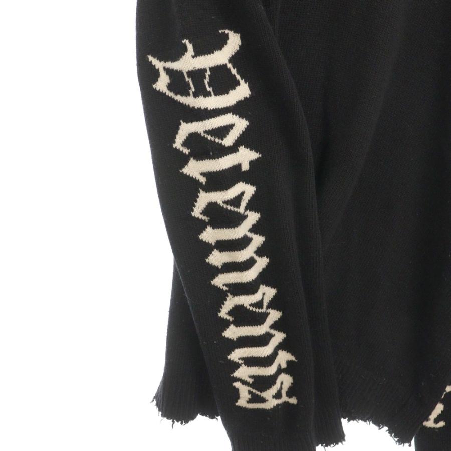 VETEMENTS ヴェトモン 21AW GOTHIC LOGO TURTLENECK SWEATER VETEMENTS ヴェトモン 21AW GOTHIC LOGO TURTLENECK SWEATER