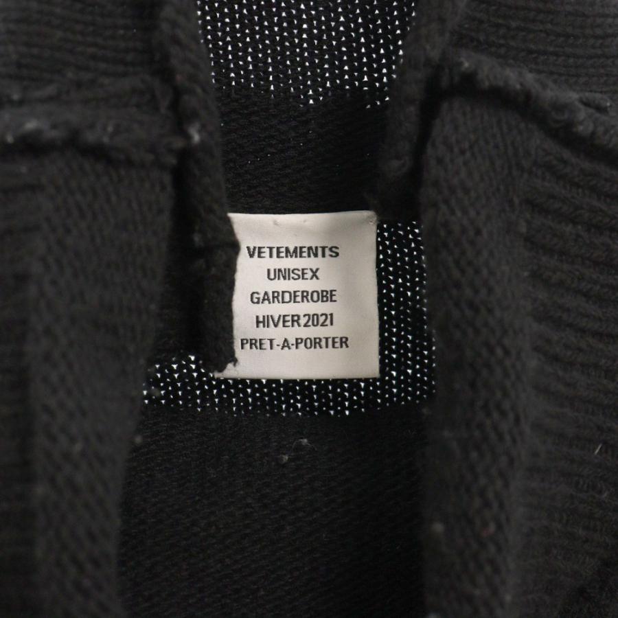 VETEMENTS ヴェトモン 21AW GOTHIC LOGO TURTLENECK SWEATER VETEMENTS ヴェトモン 21AW GOTHIC LOGO TURTLENECK SWEATER
