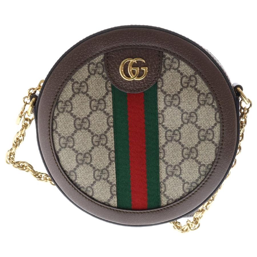 GUCCI（グッチ） GG シェリーライン ミニ ラウンド チェーンショルダー