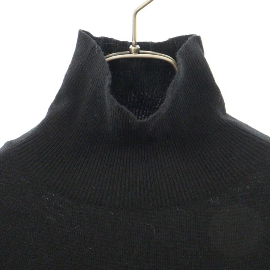 オールドコムデギャルソン タートルネック コットンニット 長袖 ウール 黒 オールドコムデギャルソン タートルネック コットンニット 長袖 ウール