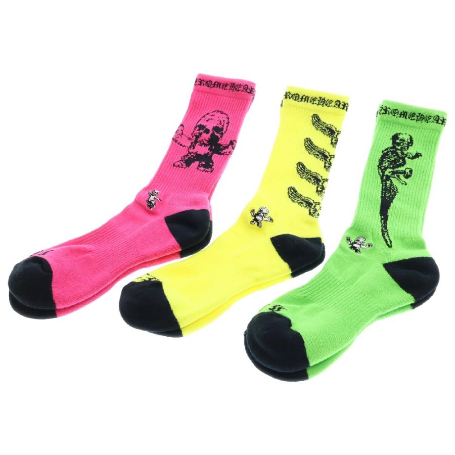 CHROME HEARTS クロムハーツ FOTI SOCKS フォティ3足セットソックス  