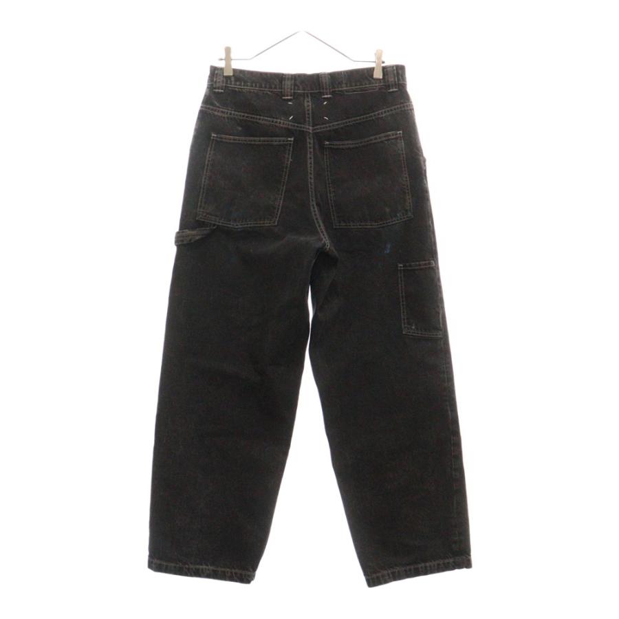 Maison Margiela (メゾンマルジェラ) ブラックペイント加工デニム 