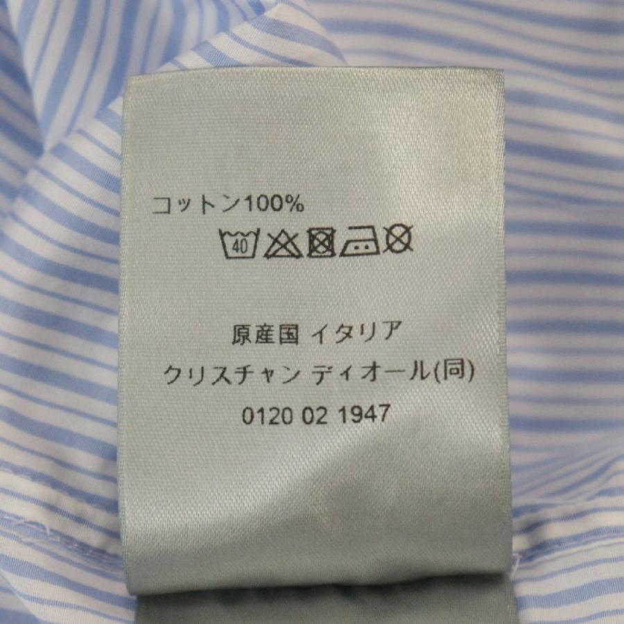 DIOR ディオール 24SS ポケットブランドプリントストライプ長袖シャツ  