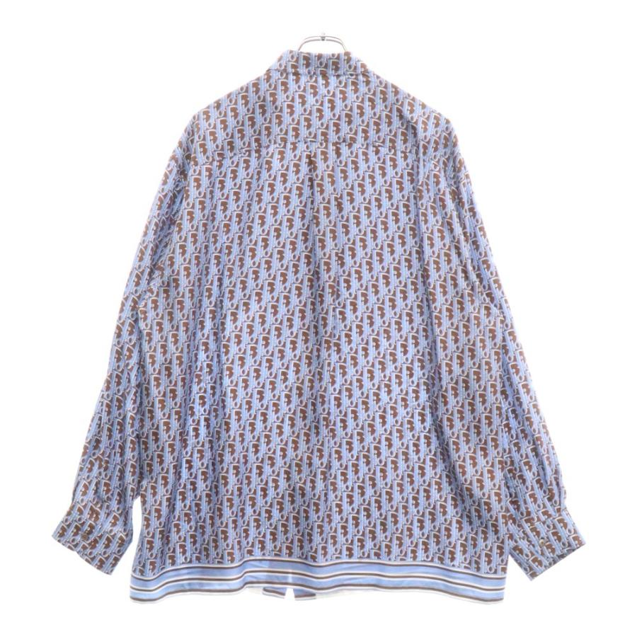 Dior オブリーク柄　長袖シャツ DIOR ディオール OBLIQUE SHIRTS オブリーク総柄長袖シルク