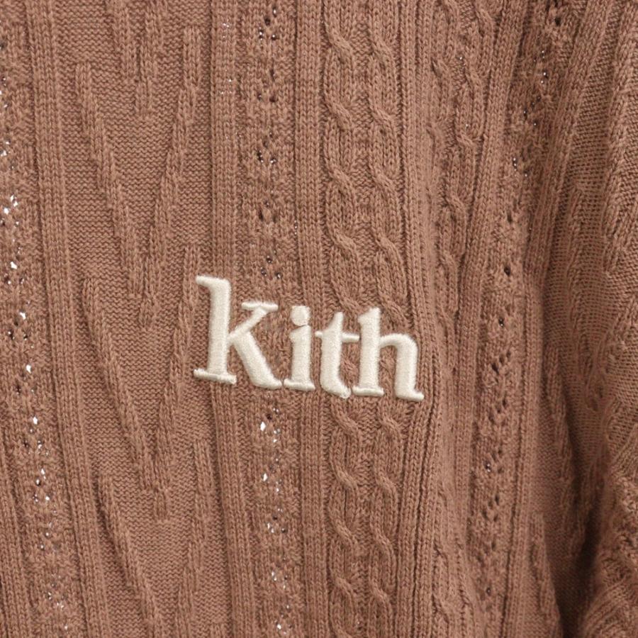 Kith セーター/ニット Kith Women Ashwin Cable Panelled Crewneck - Stadium