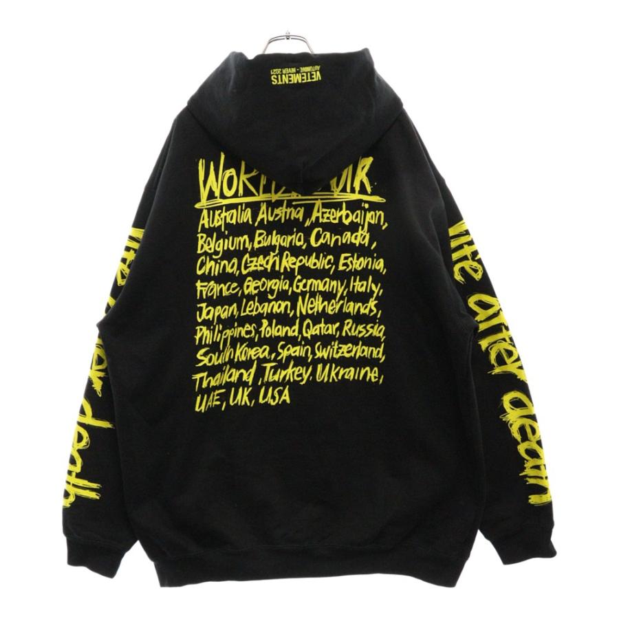 VETEMENTS ヴェトモン 20AW World Tour Hoodie ワールドツアー VETEMENTS ヴェトモン 20AW World Tour Hoodie ワールドツアー
