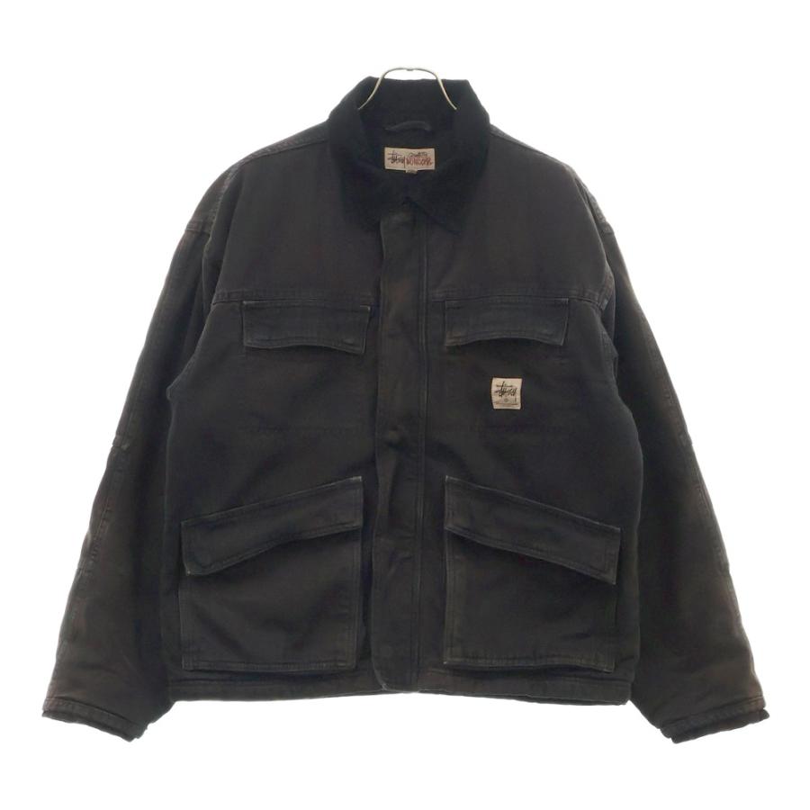 STUSSY ステューシー WASHED CANVAS SHOP JACKET ウォッシュド STUSSY ステューシー WASHED CANVAS SHOP JACKET ウォッシュド