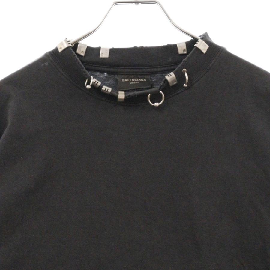 BALENCIAGA バレンシアガ 23AW Pierced T-Shirt 761460 TPVD4 ピアス 