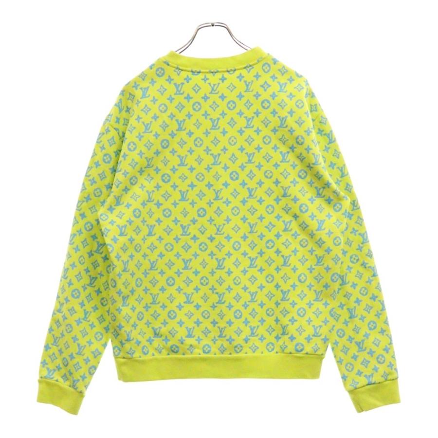 LOUIS VUITTON ルイヴィトン 23SS Monogram Print Crewneck Sweat Shirt RM231 IHN HOY87W モノグラム総柄プリント クルーネックスウェットトレーナー イエロー ブルズアイ】ルイヴィトン 23SS MONOGRAM PRINT CREWNECK SWEAT SHIRT