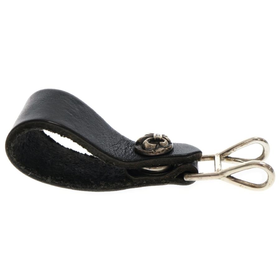 CHROME HEARTS クロムハーツ BELT LOOP BSフレアボタンレザーベルト