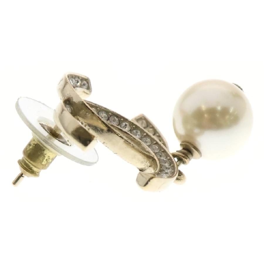CHANEL（シャネル） Rhinestone Pearl earrings ココマーク ライン