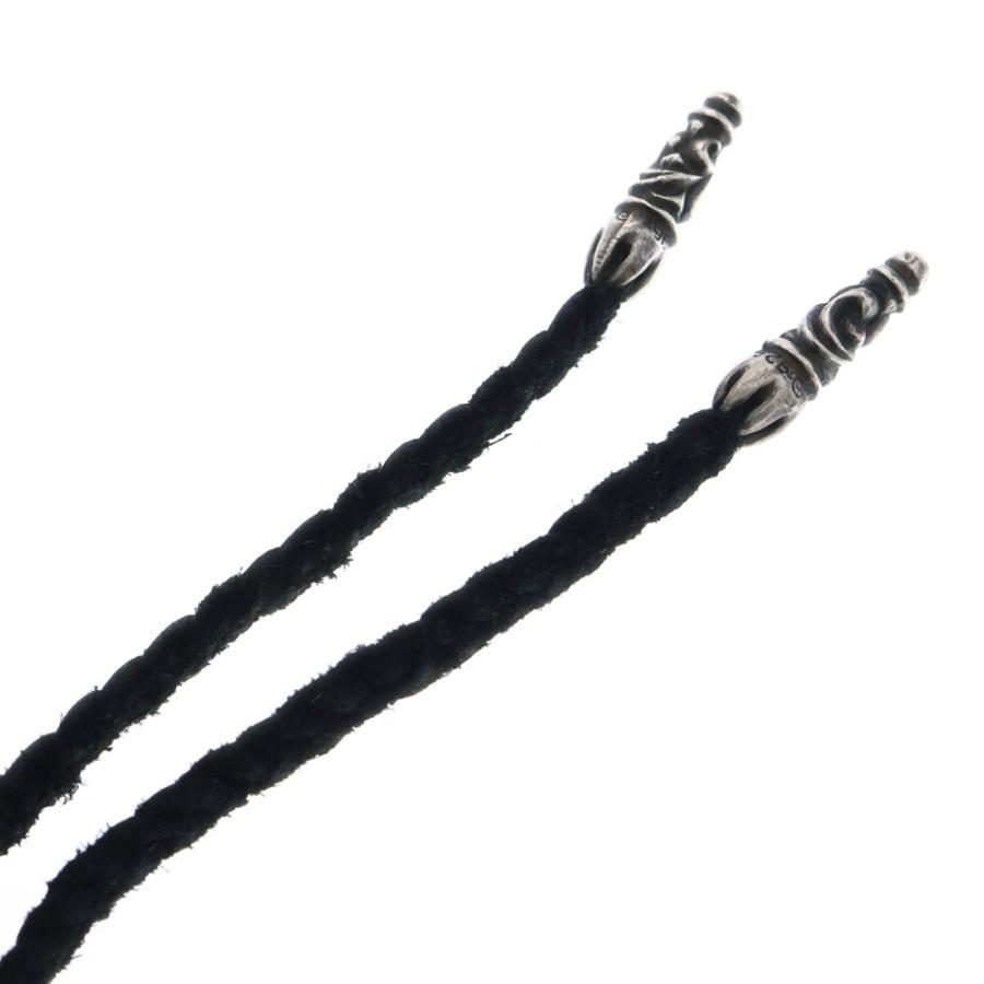 クロムハーツ　スクロールチップレザーブレイド CHROME HEARTS（クロムハーツ） LEATHER BRAID スクロールレザー
