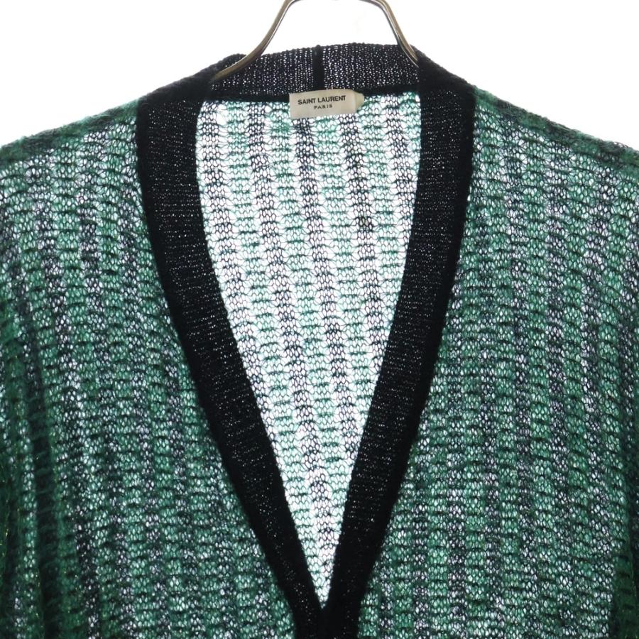 SAINT LAURENT PARIS サンローランパリ Mohair Knit Cardigan オーバー