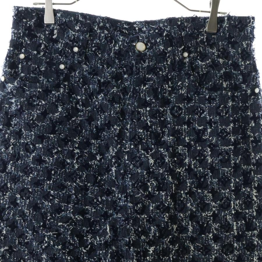 専用ルイヴィトン デニムパンツ ジーンズ ストレート モノグラム柄 38 ブルー ルイヴィトン LOUIS VUITTON デニムパンツ ジーンズ ストレート