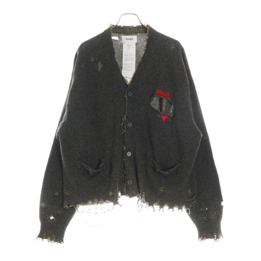 doublet（ダブレット） BROKEN HEART CARDIGAN 23AW56KN136 ダメージ