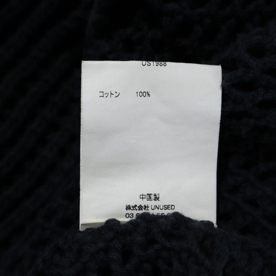 UNUSED（アンユーズド） 3G crew neck mesh knit メッシュニット