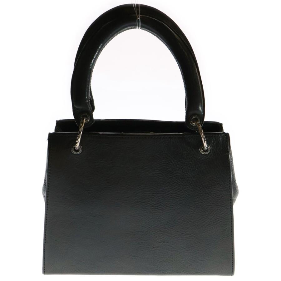 CHROME HEARTS クロムハーツ スクロールバンド レザー ハンドバッグ  