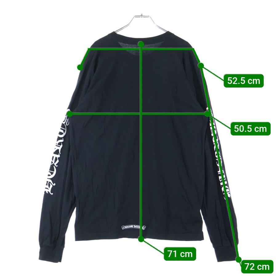 CHROME HEARTS クロムハーツ CH LS 1 ネックロゴプリント長袖