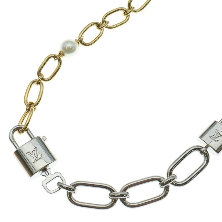 未使用 ヴィトン パール ロング ネックレス LOUIS VUITTON（ルイ・ヴィトン） ロングネックレス・パールロック