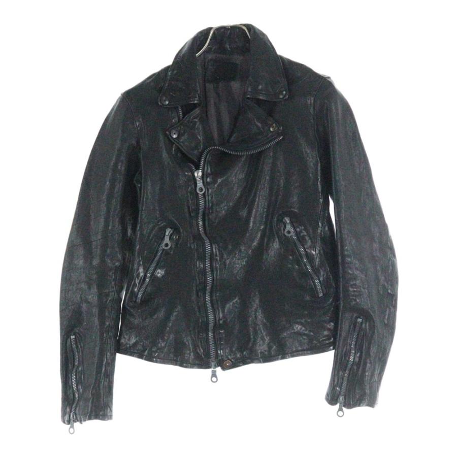 イサムカタヤマバックラッシュ Double Rider Jacket フロントジップ