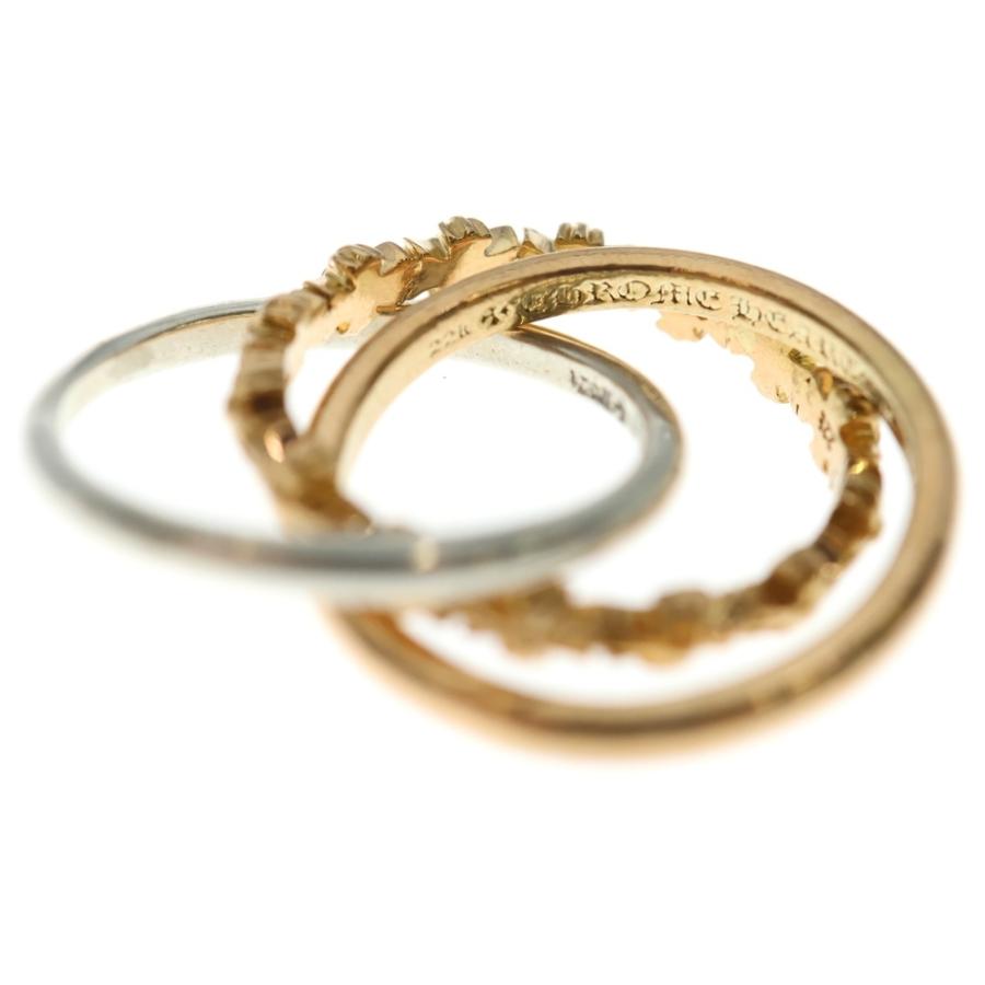 CHROME HEARTS（クロムハーツ） 22K TINY E CH PLUS BAND TRPL