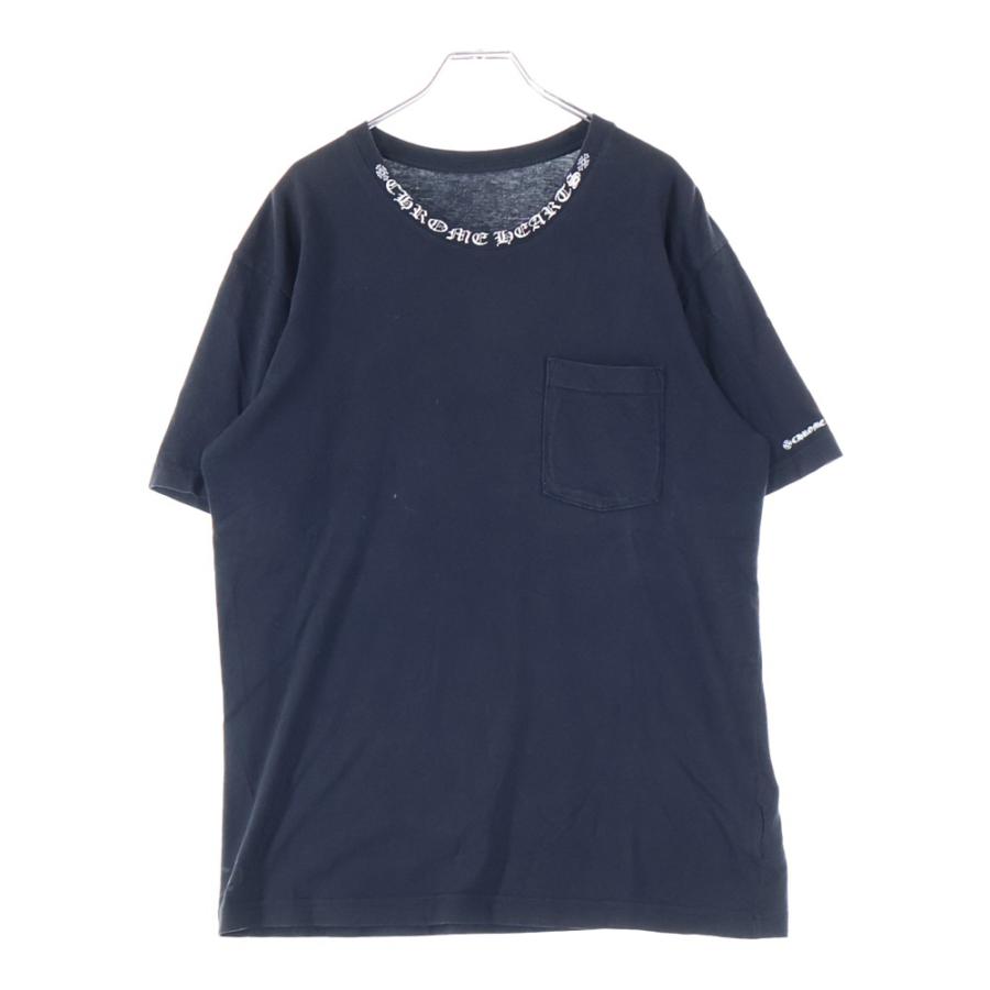 CHROME HEARTS（クロムハーツ） NECK LOGO TEE ネックロゴプリント半袖