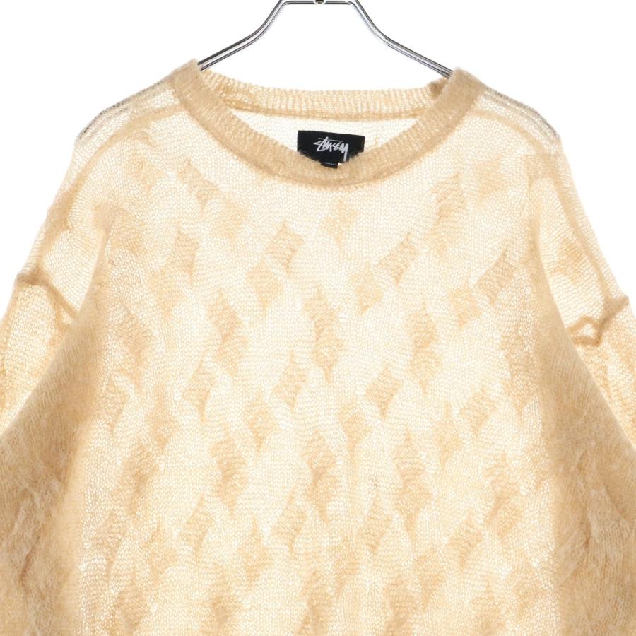 STUSSY（ステューシー） LOOSE KNIT CROSS CABLE SWEATER 117241