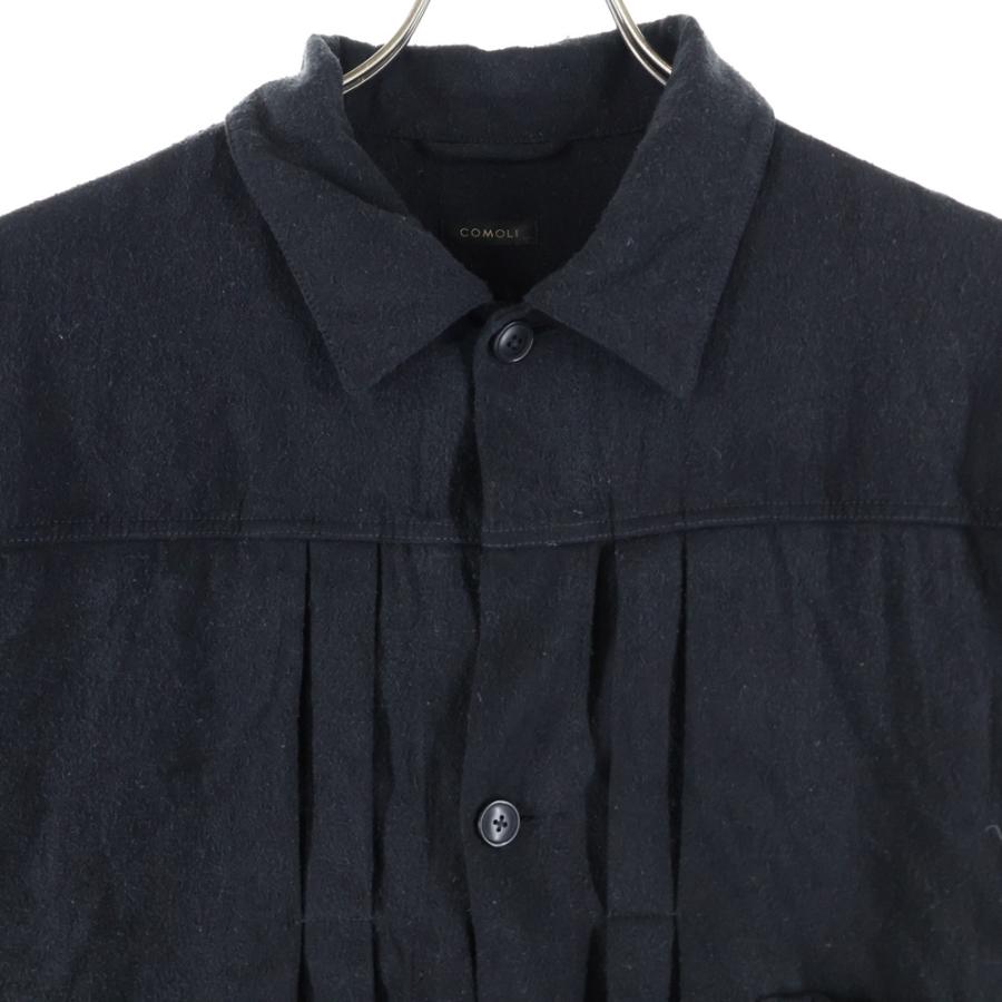 COMOLI（コモリ） TYPE-1ST シルクネップ シャツジャケット V01-01007