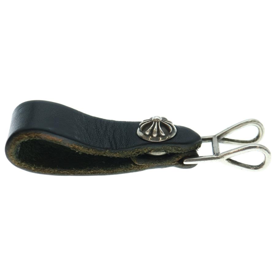 クロムハーツ　ベルトループ　クロスボタンレザー CHROME HEARTS（クロムハーツ） BELT LOOP クロスボールボタンレザー