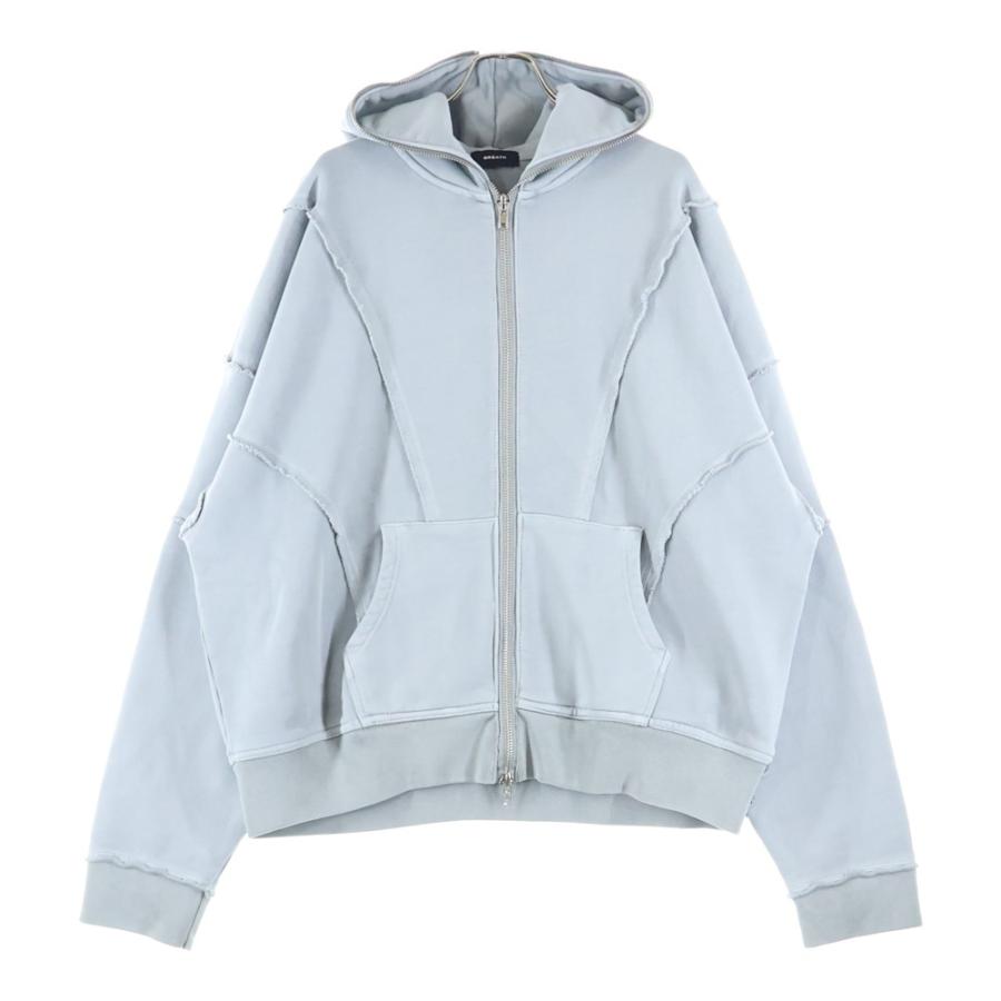 グレー パーカー BREATH BREATH ブレス 25AW FADE ZIP UP HOODIE BR25AW-C5002 フェードジップ