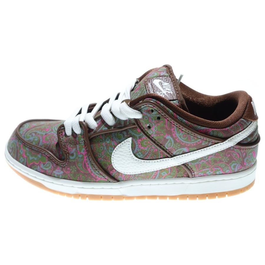 【中古】未使用品 ナイキ エスビー NIKE SB DUNK LOW PRO PRM ダンク ロー スニーカー UK9/28cm ペイズリー DH7534-200 Nike SB ナイキエスビー DUNK LOW PRO PREMIUM BROWN PAISLEY DH7534