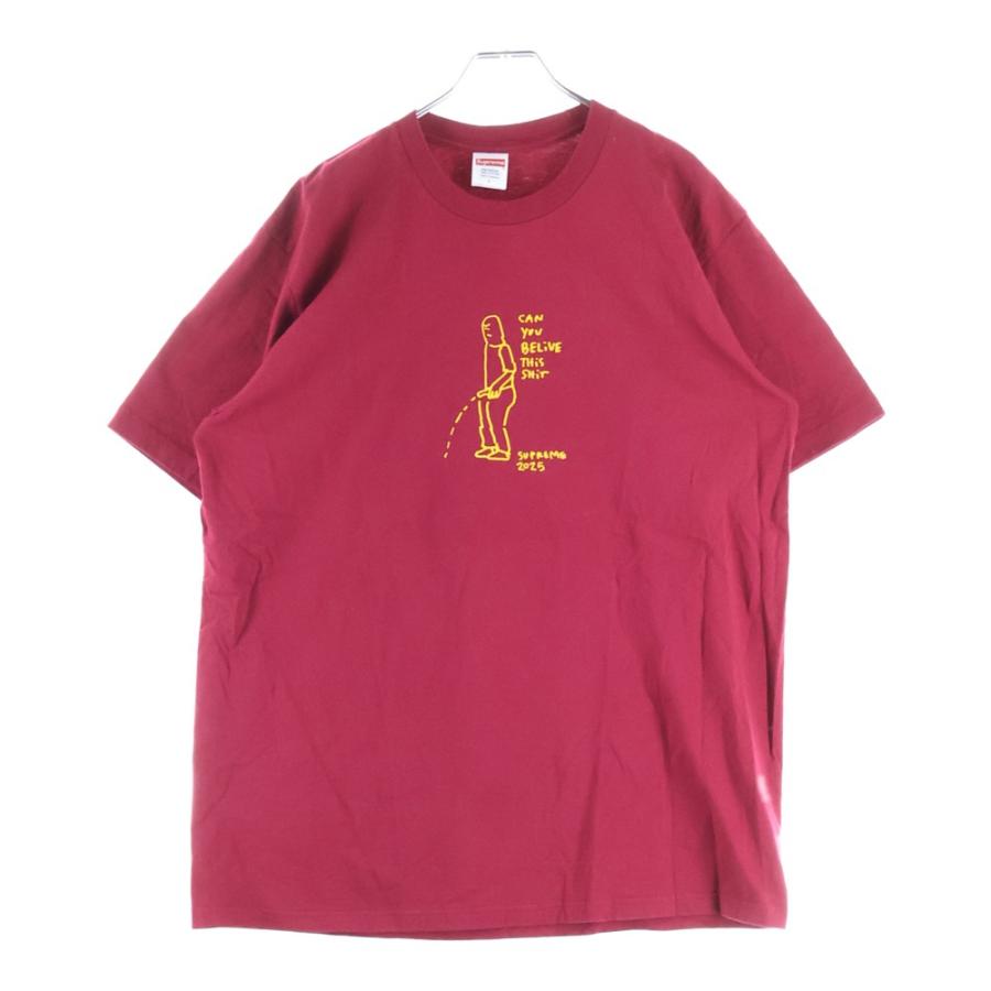 Supreme（シュプリーム） 25SS Piss Tee ピス プリント クルーネック