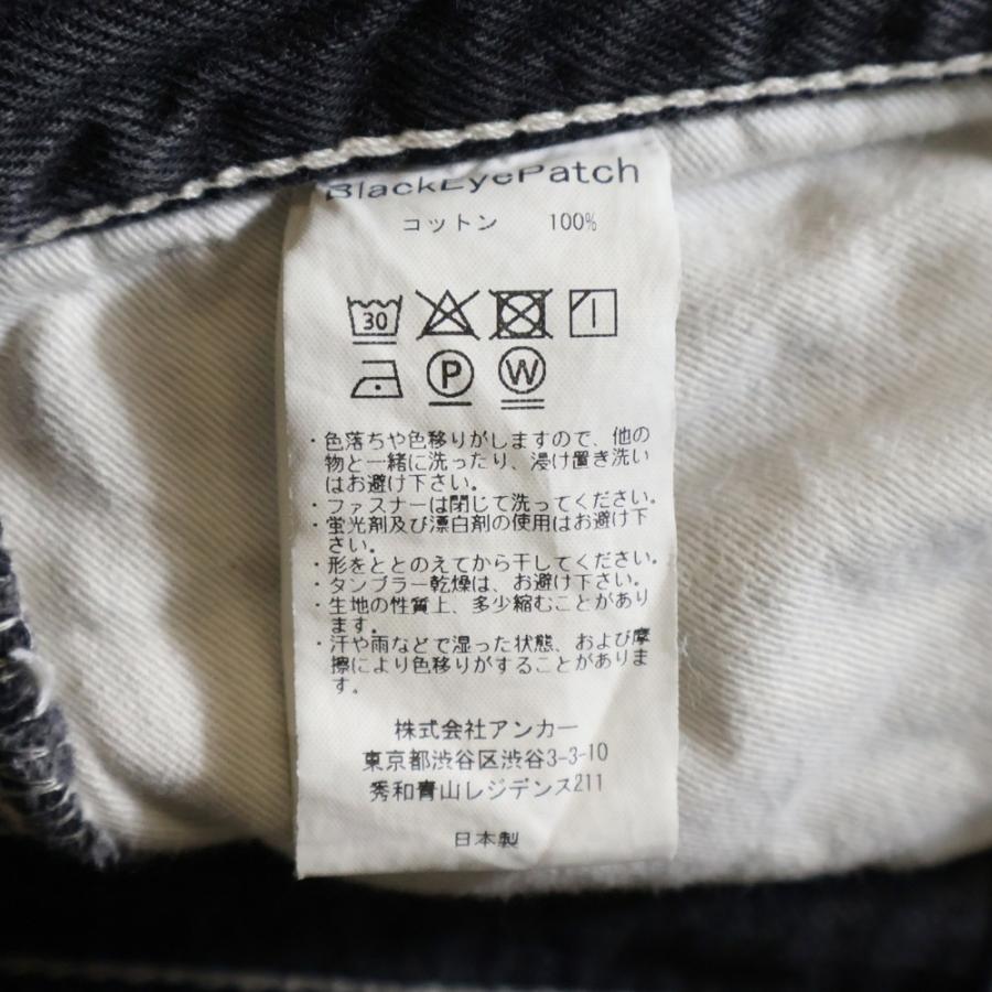 THE BLACK EYE PATCH ブラックアイパッチ サイドロゴ刺繍 ステッチ