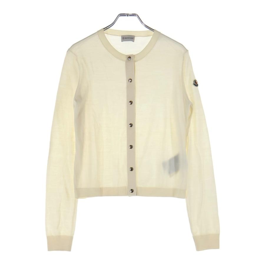 MONCLER（モンクレール） CARDIGAN TRICOT ロゴ刺繍スナップ