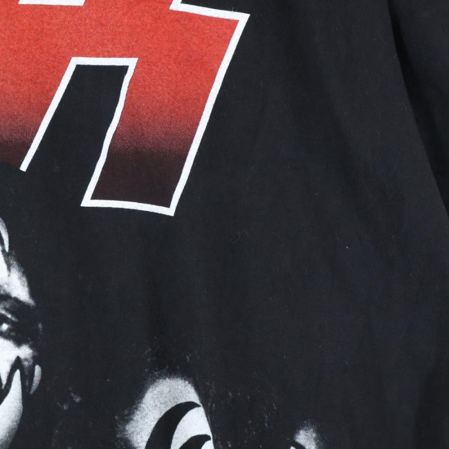 ヴィンテージ 90s PYRAMIDタグ キッス 両面プリント ハンドTシャツ