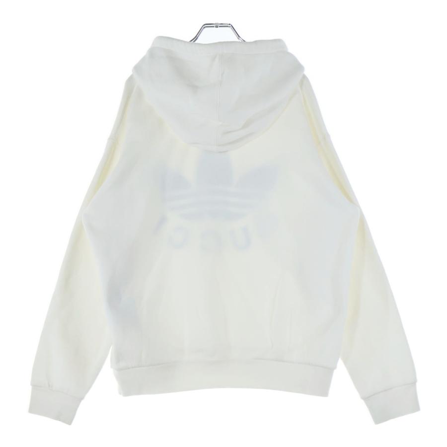 新品未使用 グッチ アディダス コラボ パーカー トレフォイル ホワイト XS GUCCI - GUCCI × adidas コラボ パーカー フーディ S ホワイトの通販