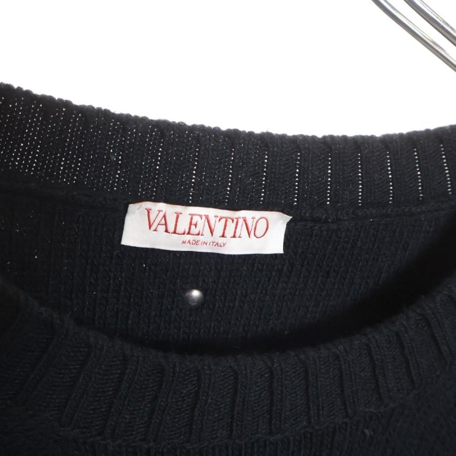 VALENTINO ヴァレンティノ スタッズ付きセーター ニット ブラック 1V3KC21P8MY_5