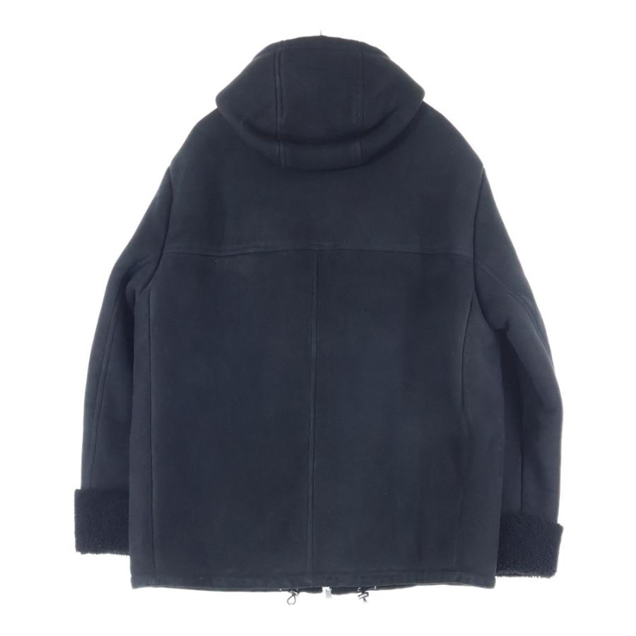 PRADA プラダ ムートンファー襟 中綿ナイロンジャケット 46 PRADA（プラダ） ムートンジャケット ブラック UPS608 S232 : BRING