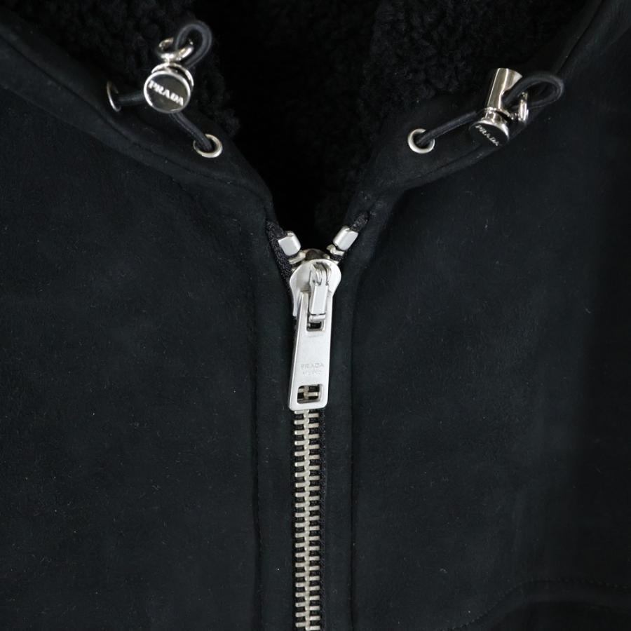 PRADA（プラダ） ムートンジャケット ブラック UPS608 S232 : BRING