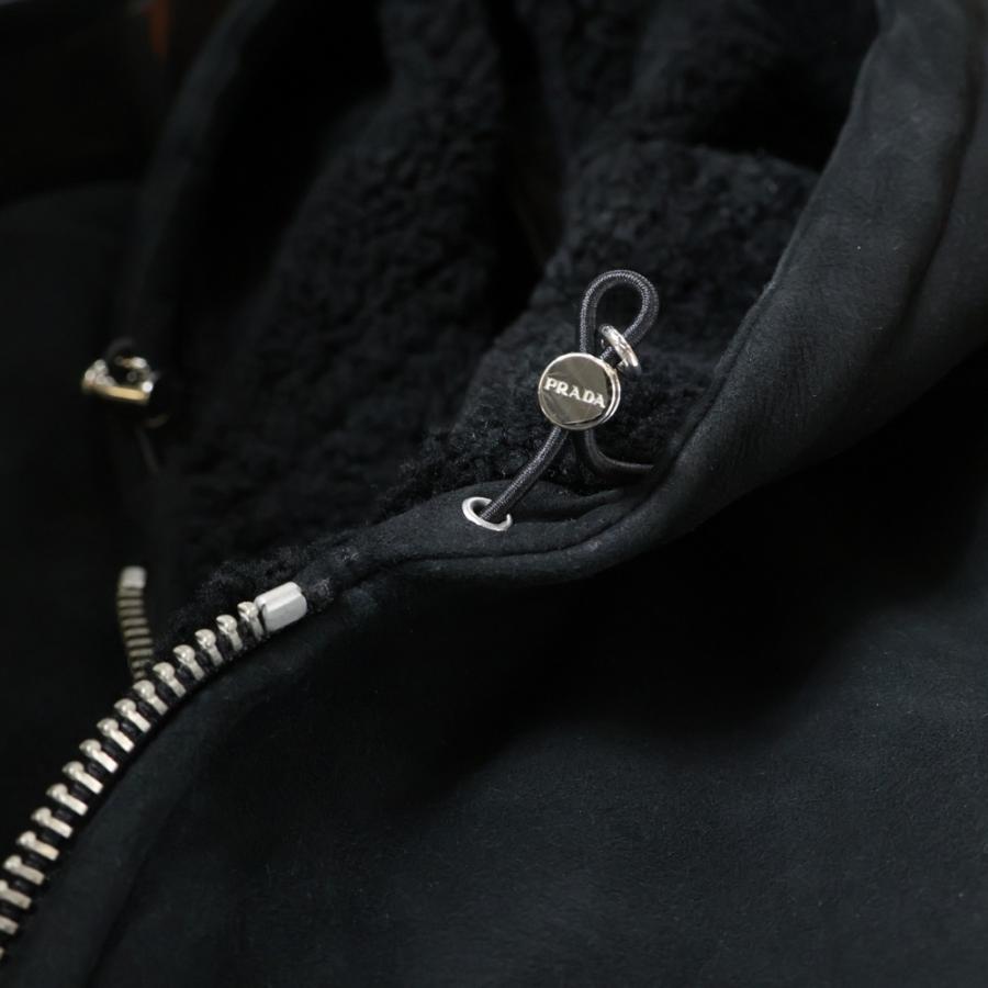PRADA（プラダ） ムートンジャケット ブラック UPS608 S232 : BRING
