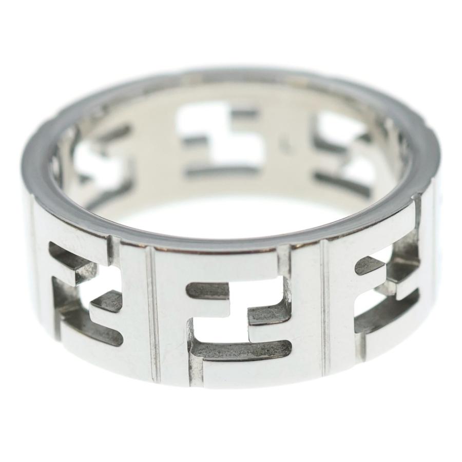 FENDI（フェンディ） FF Ring 7AJ591B08F0TH0 FF シルバーカラー